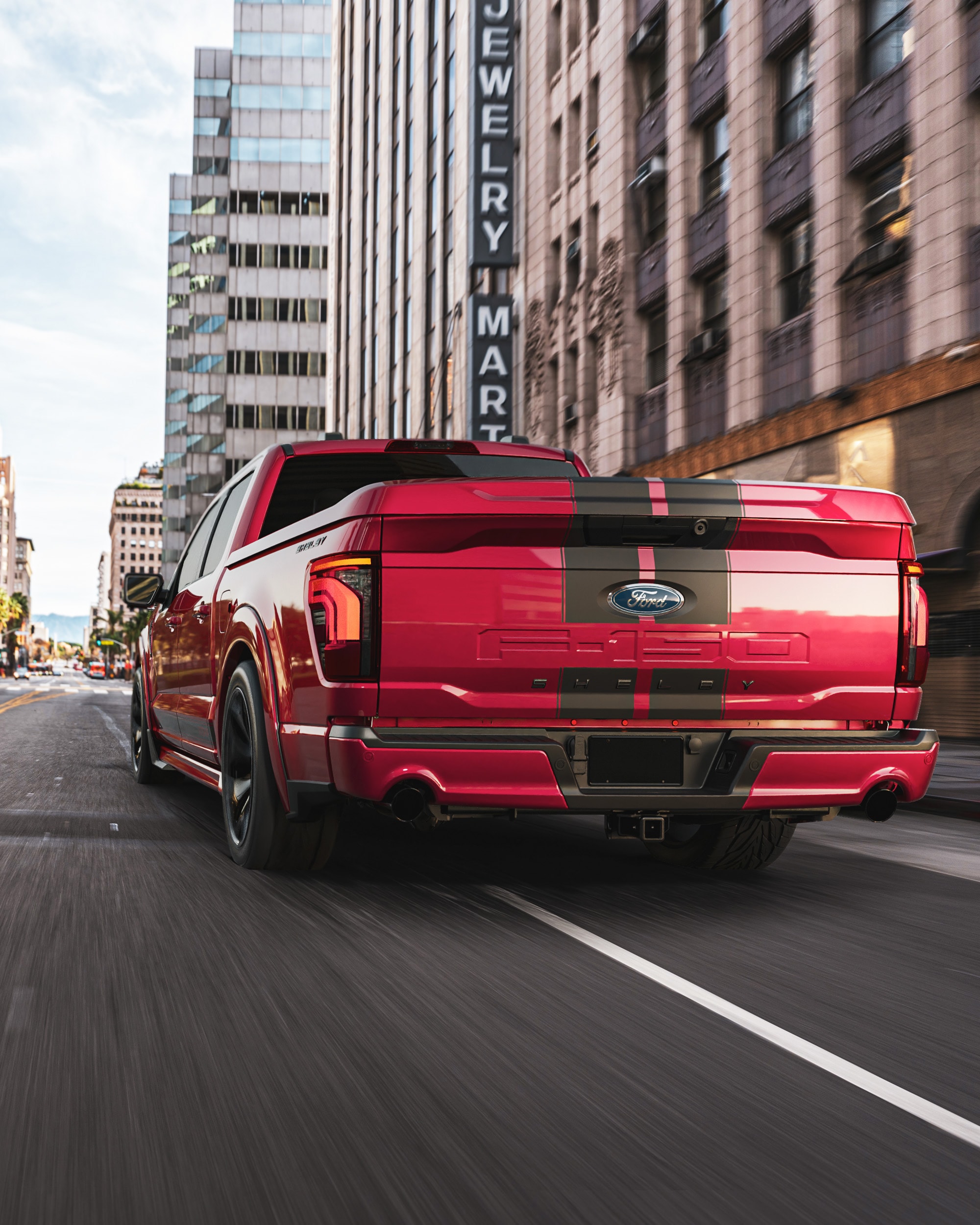 2026 Shelby F-150 Super Snake silver rear vertical